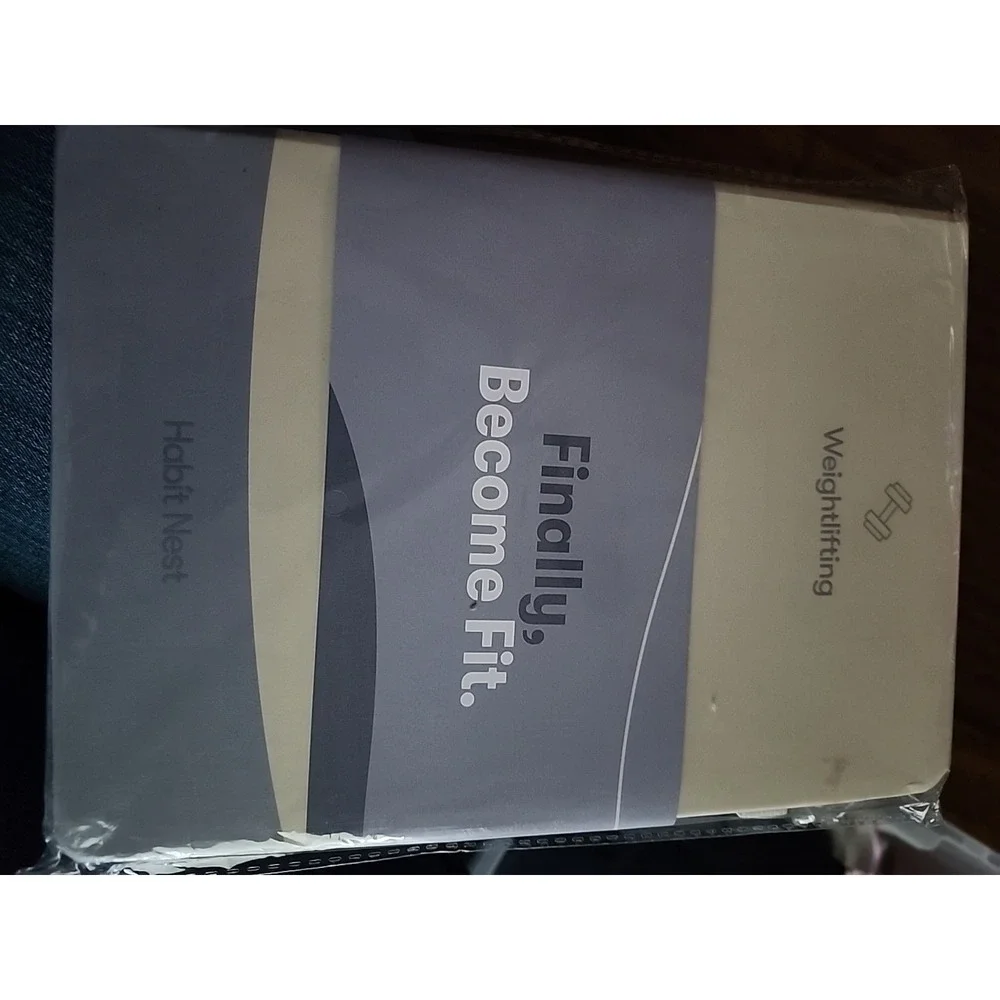The Weightlifting Transformation Gym Journal by Habit Nest.‎ Hardcover BRAND NEW
